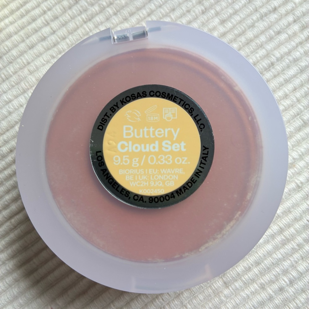Kosas Cloud Set Baked Setting & Smoothing Talc-Free Vegan Powder - Buttery - Picture 5 of 13